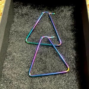 Iridescent Earrings | Holographic Jewelry